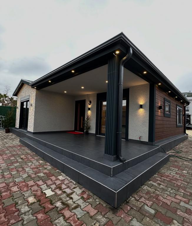 90m2 Taş Kaplamalı Çelik Konstrüksiyon