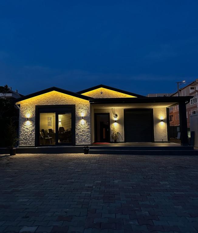 90m2 Taş Kaplamalı Çelik Konstrüksiyon