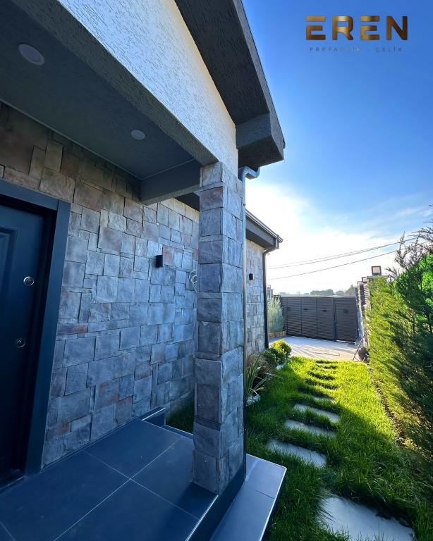 105m2 TAŞ KAPLAMALI ÇELİK KONSTRÜKSÜYON