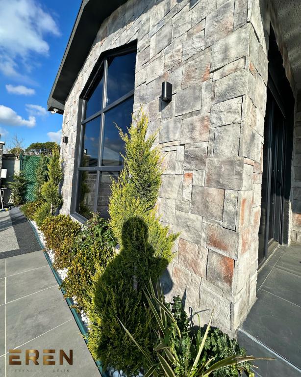 105m2 TAŞ KAPLAMALI ÇELİK KONSTRÜKSÜYON