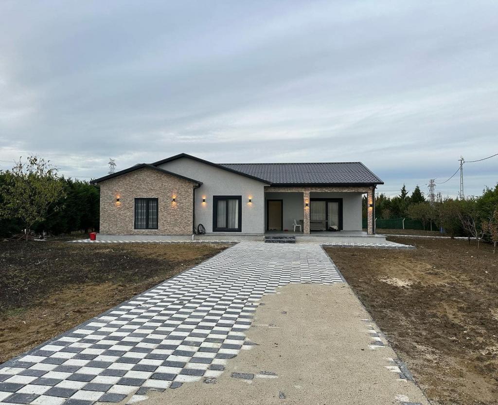 165m2 Taş Kaplamalı Çelik Konstrüksiyon