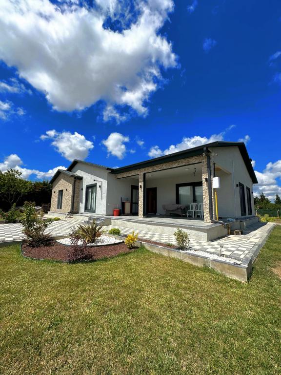 165m2 Taş Kaplamalı Çelik Konstrüksiyon