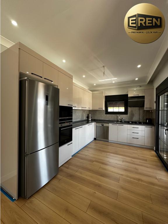 90m2 Taş Kaplamalı Çelik Konstrüksiyon