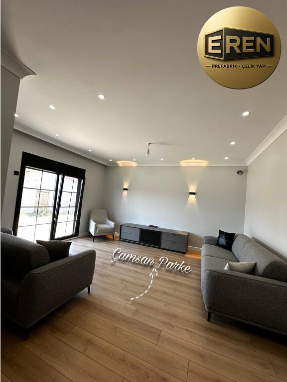 90m2 Taş Kaplamalı Çelik Konstrüksiyon