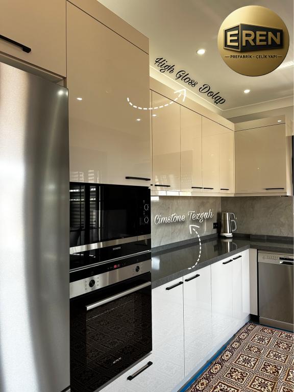 90m2 Taş Kaplamalı Çelik Konstrüksiyon