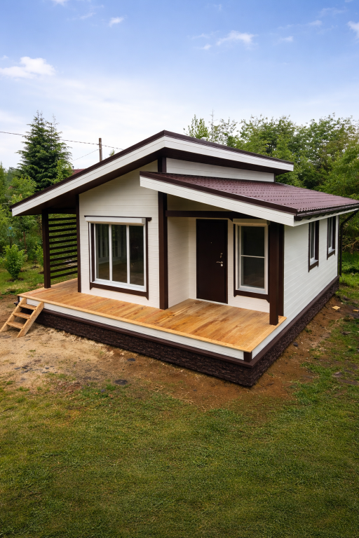 80m2 Loft Prefabrik Modeli